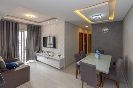 Sala de Estar/Jantar de apartamento para alugar com 3 quartos, 75m² em Parque Gabriel, Hortolândia