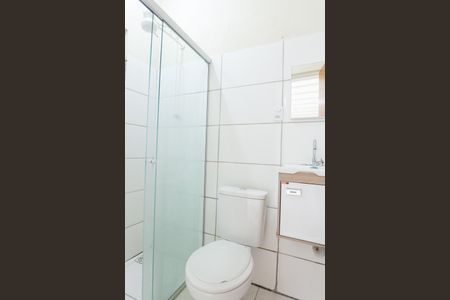 Banheiro Social de kitnet/studio para alugar com 1 quarto, 20m² em Havaí, Belo Horizonte