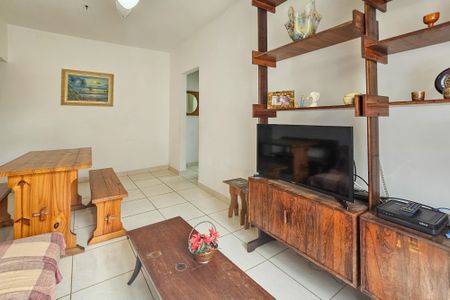 Sala de apartamento para alugar com 1 quarto, 60m² em Enseada, Guarujá