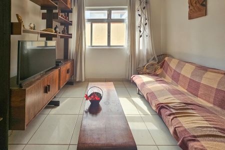 Sala de apartamento para alugar com 1 quarto, 60m² em Enseada, Guarujá