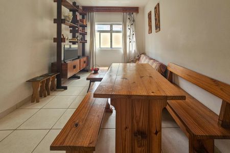 Sala de apartamento para alugar com 1 quarto, 60m² em Enseada, Guarujá