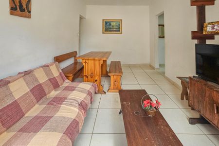 Sala de apartamento para alugar com 1 quarto, 60m² em Enseada, Guarujá
