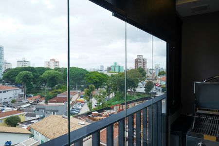 Varanda da Sala de kitnet/studio à venda com 1 quarto, 34m² em Vila Mafra, São Paulo