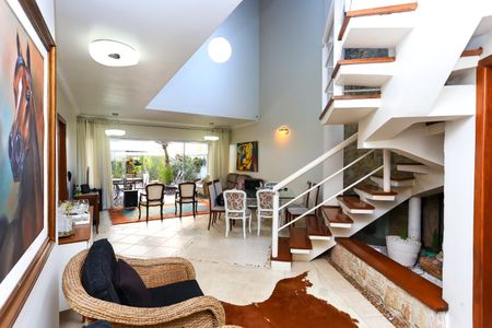 Sala de casa de condomínio para alugar com 4 quartos, 340m² em Parque Monte Alegre, Taboão da Serra