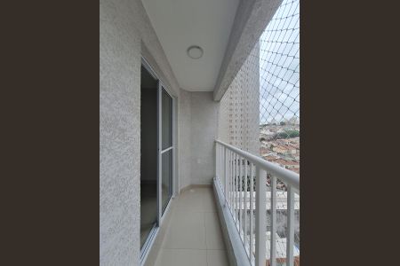 Sacada da Sala de apartamento para alugar com 2 quartos, 42m² em Vila Guaca, São Paulo