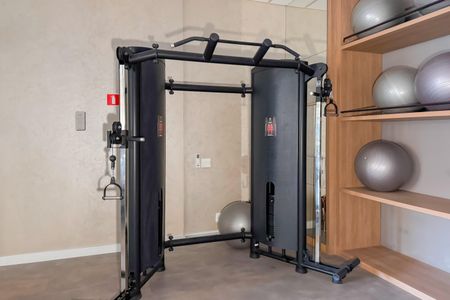 Studio para alugar com 27m², 1 quarto e sem vaga Studio para alugar com 27m², 1 quarto e sem vagaÁrea comum - Academia