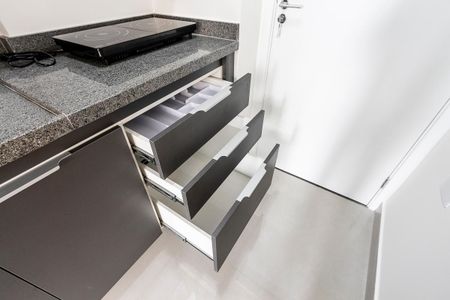 Studio para alugar com 27m², 1 quarto e sem vaga Studio para alugar com 27m², 1 quarto e sem vagaCozinha