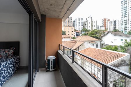 Studio para alugar com 27m², 1 quarto e sem vaga Studio para alugar com 27m², 1 quarto e sem vagavaranda
