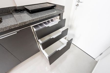 Studio para alugar com 27m², 1 quarto e sem vaga Studio para alugar com 27m², 1 quarto e sem vagaCozinha