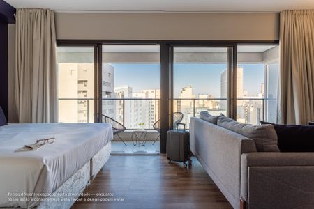 Studio para alugar com 38m², 1 quarto e 1 vaga