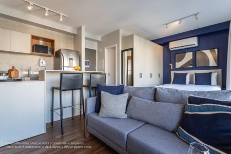 Studio para alugar com 38m², 1 quarto e 1 vaga