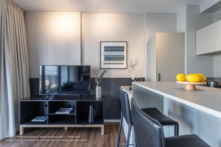 Studio para alugar com 38m², 1 quarto e 1 vaga