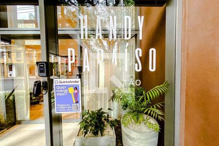 Studio para alugar com 23m², 1 quarto e sem vaga Studio para alugar com 23m², 1 quarto e sem vagaFachada/Placa