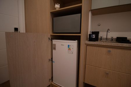 Studio para alugar com 33m², 1 quarto e sem vaga Studio para alugar com 33m², 1 quarto e sem vagaCozinha