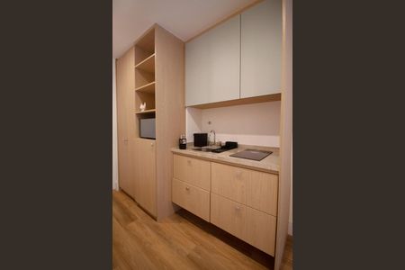 Studio para alugar com 33m², 1 quarto e sem vaga Studio para alugar com 33m², 1 quarto e sem vagaCozinha