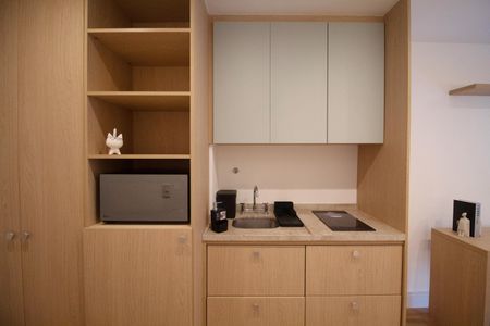 Studio para alugar com 33m², 1 quarto e sem vaga Studio para alugar com 33m², 1 quarto e sem vagaCozinha