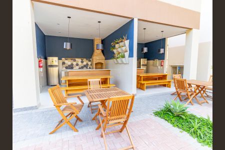 Apartamento à venda com 35m², 1 quarto e sem vaga Apartamento à venda com 35m², 1 quarto e sem vagaÁrea comum - Churrasqueira