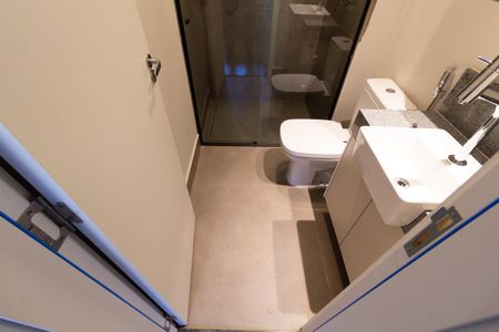 Studio para alugar com 17m², 1 quarto e sem vaga Studio para alugar com 17m², 1 quarto e sem vagaBANHEIRO
