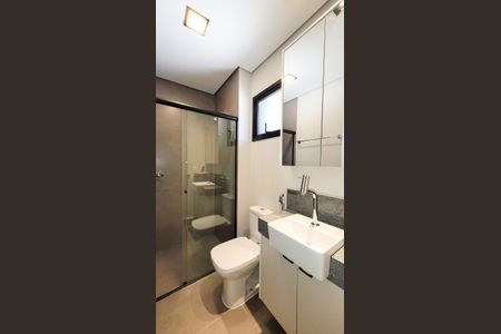 Studio para alugar com 17m², 1 quarto e sem vaga Studio para alugar com 17m², 1 quarto e sem vagaBanheiro Social