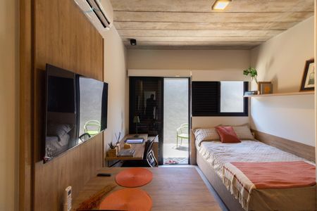 Studio para alugar com 17m², 1 quarto e sem vaga Studio para alugar com 17m², 1 quarto e sem vagaSala/Quarto