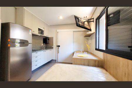 Studio para alugar com 17m², 1 quarto e sem vaga Studio para alugar com 17m², 1 quarto e sem vagaSala / Quarto