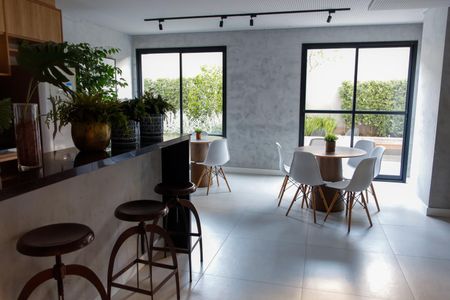 Studio à venda com 36m², 1 quarto e 1 vaga Studio à venda com 36m², 1 quarto e 1 vagaÁrea comum - Salão de festas