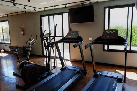 Studio à venda com 36m², 1 quarto e 1 vaga Studio à venda com 36m², 1 quarto e 1 vagaÁrea comum - Academia