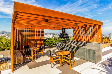 Studio à venda com 24m², 1 quarto e sem vaga Studio à venda com 24m², 1 quarto e sem vagaÁrea comum - Churrasqueira