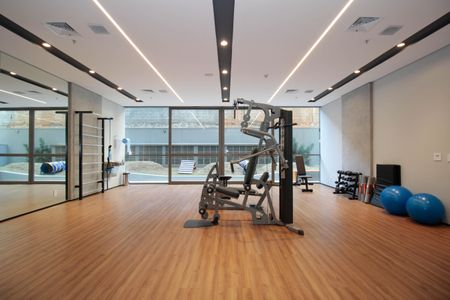 Studio para alugar com 25m², 1 quarto e sem vaga Studio para alugar com 25m², 1 quarto e sem vagaAcademia