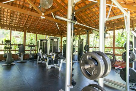 Casa de condomínio para alugar com 400m², 3 quartos e 4 vagas Casa de condomínio para alugar com 400m², 3 quartos e 4 vagasÁrea comum - Academia