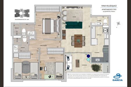 Apartamento à venda com 85m², 3 quartos e 2 vagas