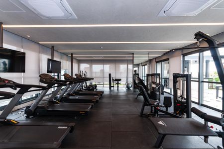 Studio para alugar com 25m², 1 quarto e sem vaga Studio para alugar com 25m², 1 quarto e sem vagaÁrea Comum - Academia