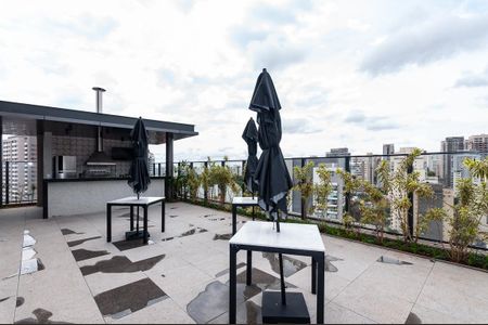 Studio para alugar com 25m², 1 quarto e sem vaga Studio para alugar com 25m², 1 quarto e sem vagaÁrea comum - Churrasqueira