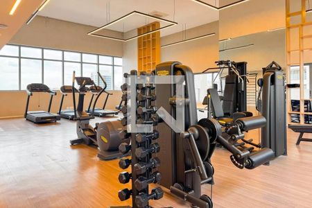 Studio à venda com 27m², 0 quarto e sem vaga Studio à venda com 27m², 0 quarto e sem vagaÁrea comum - Academia