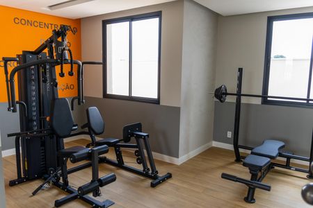 Studio à venda com 28m², 1 quarto e 1 vaga Studio à venda com 28m², 1 quarto e 1 vagaÁrea comum - Academia