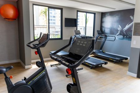 Studio à venda com 28m², 1 quarto e 1 vaga Studio à venda com 28m², 1 quarto e 1 vagaÁrea comum - Academia