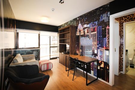 Apartamento para alugar com 35m², 1 quarto e 1 vaga Apartamento para alugar com 35m², 1 quarto e 1 vagaSala