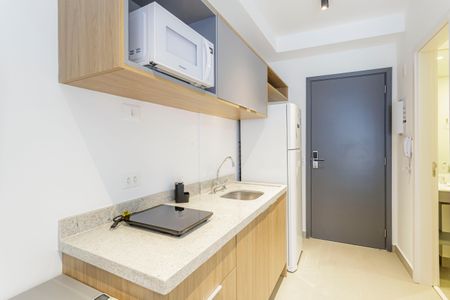 Studio para alugar com 26m², 1 quarto e sem vaga Studio para alugar com 26m², 1 quarto e sem vagaCozinha