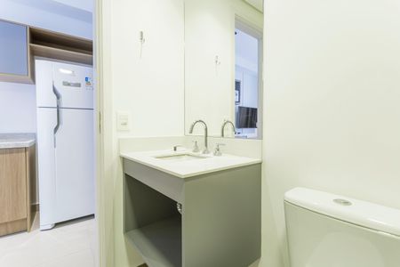 Studio para alugar com 26m², 1 quarto e sem vaga Studio para alugar com 26m², 1 quarto e sem vagaBanheiro