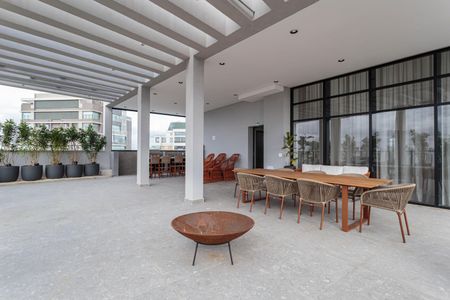 Studio para alugar com 26m², 1 quarto e sem vaga Studio para alugar com 26m², 1 quarto e sem vagaÁrea comum - Churrasqueira