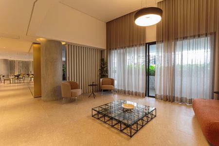 Studio para alugar com 26m², 1 quarto e sem vaga Studio para alugar com 26m², 1 quarto e sem vagaHall de entrada