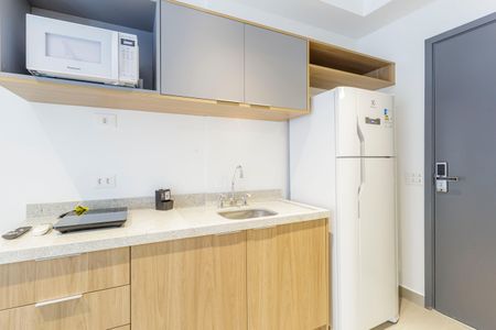 Studio para alugar com 26m², 1 quarto e sem vaga Studio para alugar com 26m², 1 quarto e sem vagaCozinha