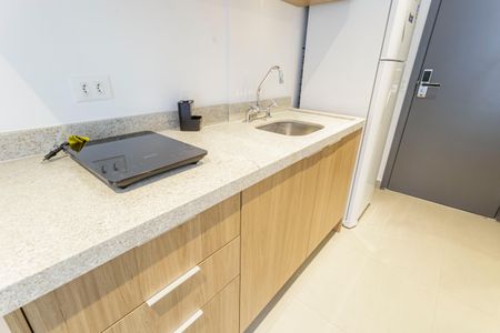 Studio para alugar com 26m², 1 quarto e sem vaga Studio para alugar com 26m², 1 quarto e sem vagaCozinha