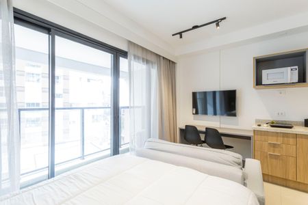 Studio para alugar com 26m², 1 quarto e sem vaga Studio para alugar com 26m², 1 quarto e sem vagaSala/Quarto