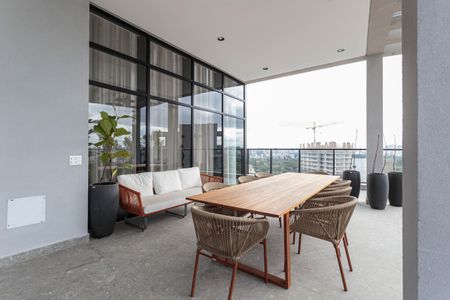 Studio para alugar com 26m², 1 quarto e sem vaga Studio para alugar com 26m², 1 quarto e sem vagaÁrea comum - Churrasqueira