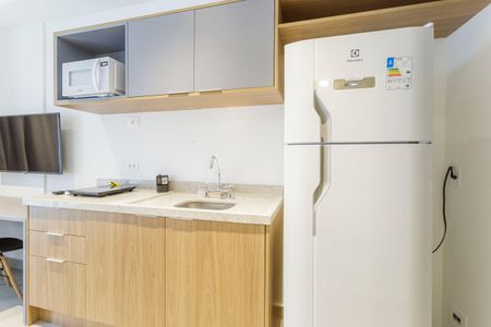 Studio para alugar com 26m², 1 quarto e sem vaga Studio para alugar com 26m², 1 quarto e sem vagaCozinha