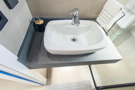 Studio para alugar com 22m², 1 quarto e sem vaga Studio para alugar com 22m², 1 quarto e sem vagaBanheiro Social