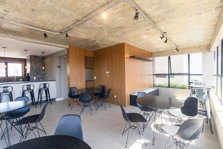 Studio para alugar com 22m², 1 quarto e sem vaga Studio para alugar com 22m², 1 quarto e sem vagaÁrea comum - Salão de festas