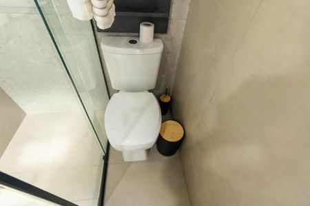 Studio para alugar com 22m², 1 quarto e sem vaga Studio para alugar com 22m², 1 quarto e sem vagaBanheiro Social