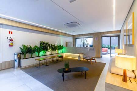 Studio para alugar com 31m², 1 quarto e sem vaga Studio para alugar com 31m², 1 quarto e sem vagaÁrea comum - Hall